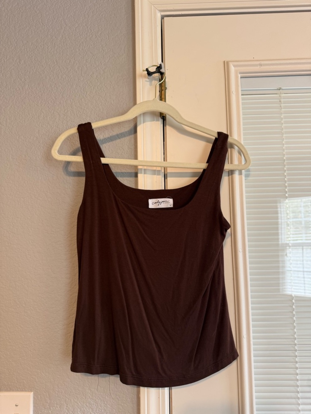 CJLA Rachel Tank Chocolate M
